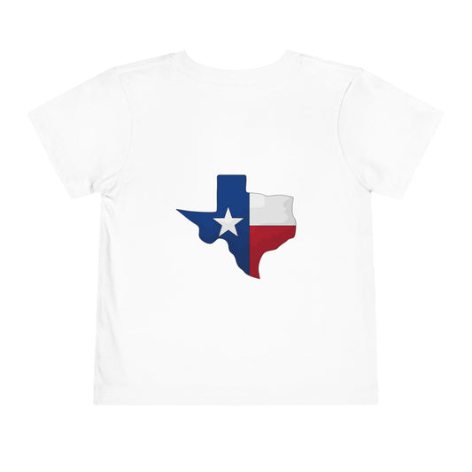 Texas Pride Toddler Tee - Short Sleeve T-Shirt with Texas Graphics