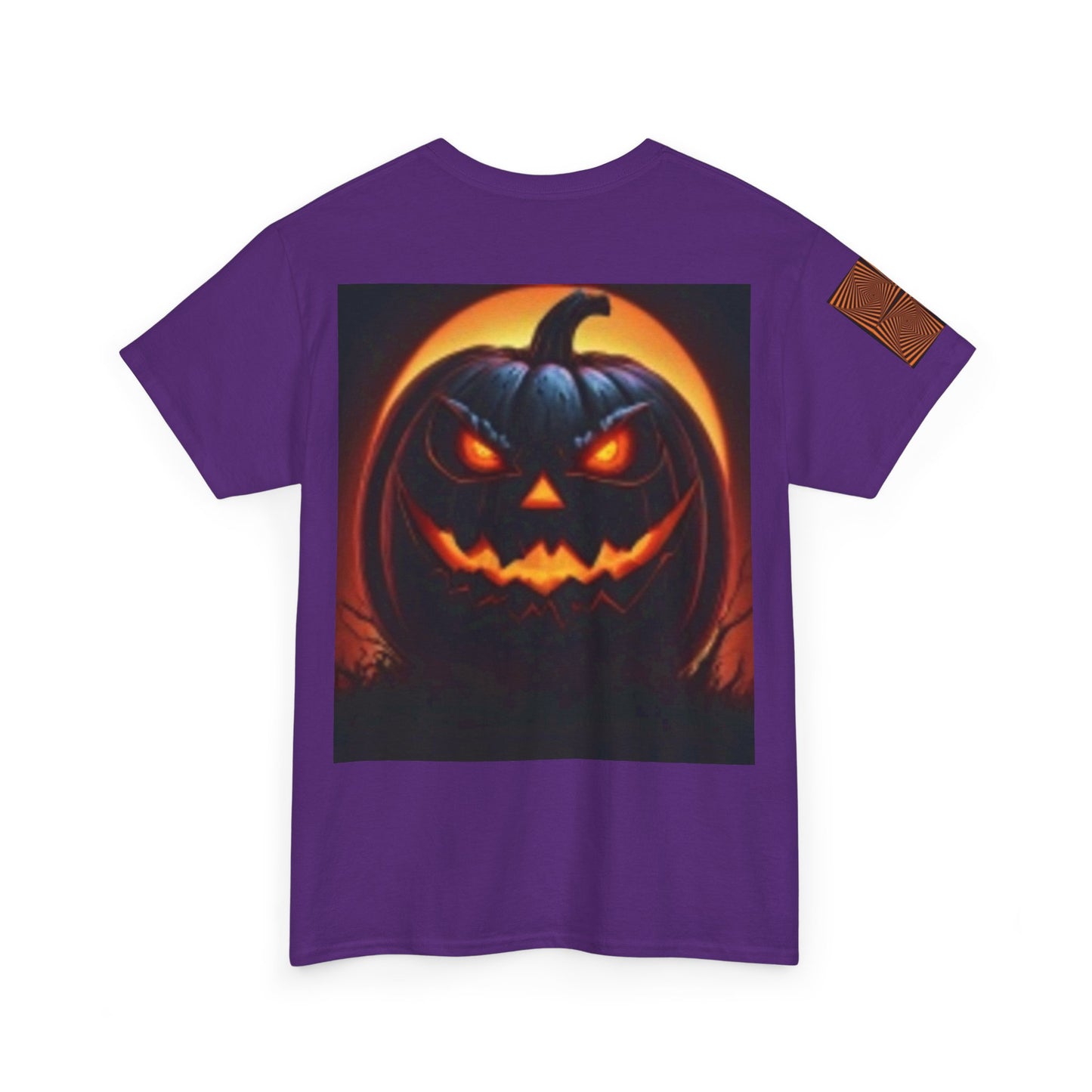 Orange Pumpkin Legs coming out Unisex Heavy Cotton T-shirt