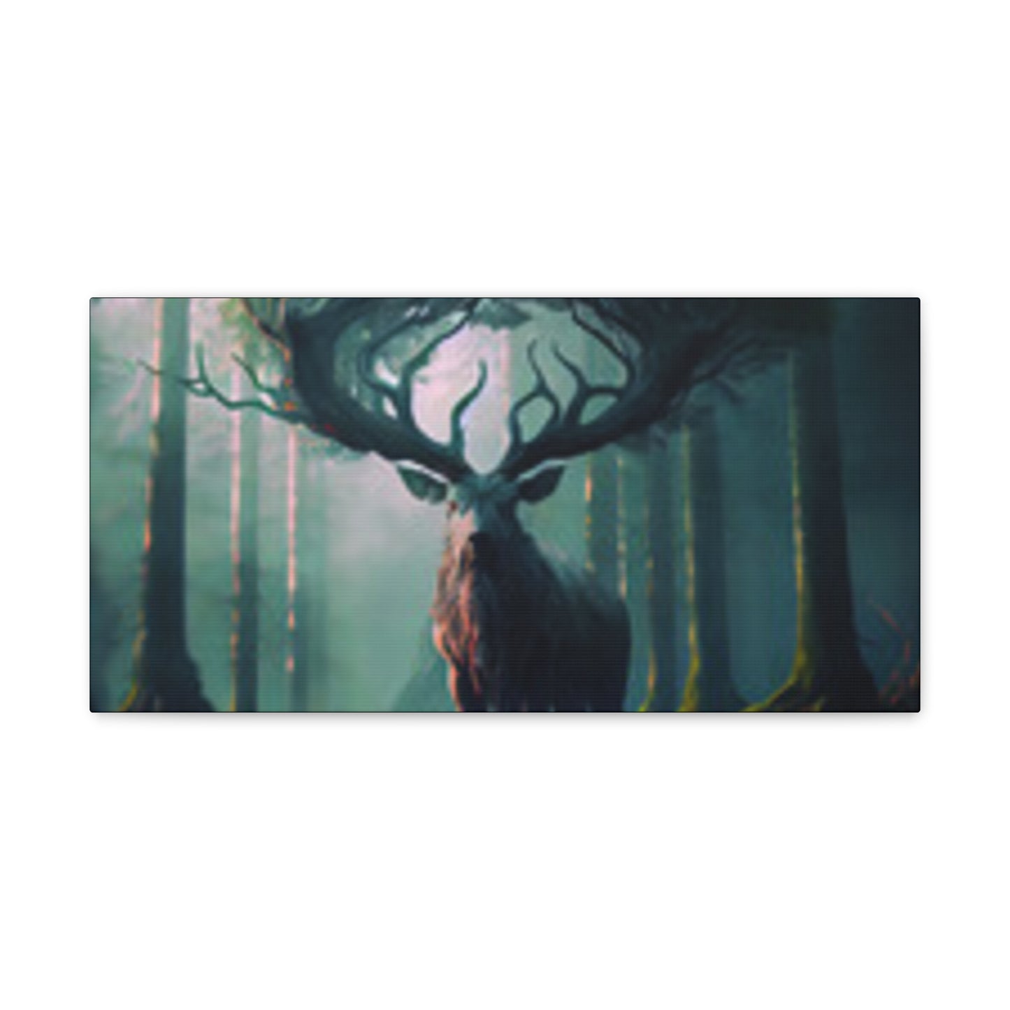 Canvas Gallery Wraps  Picture Deer Forest