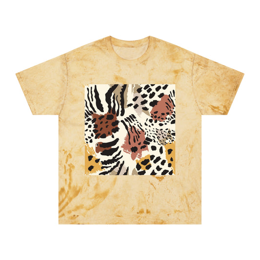 T-shirt unisexe à imprimé Explosion de couleurs 