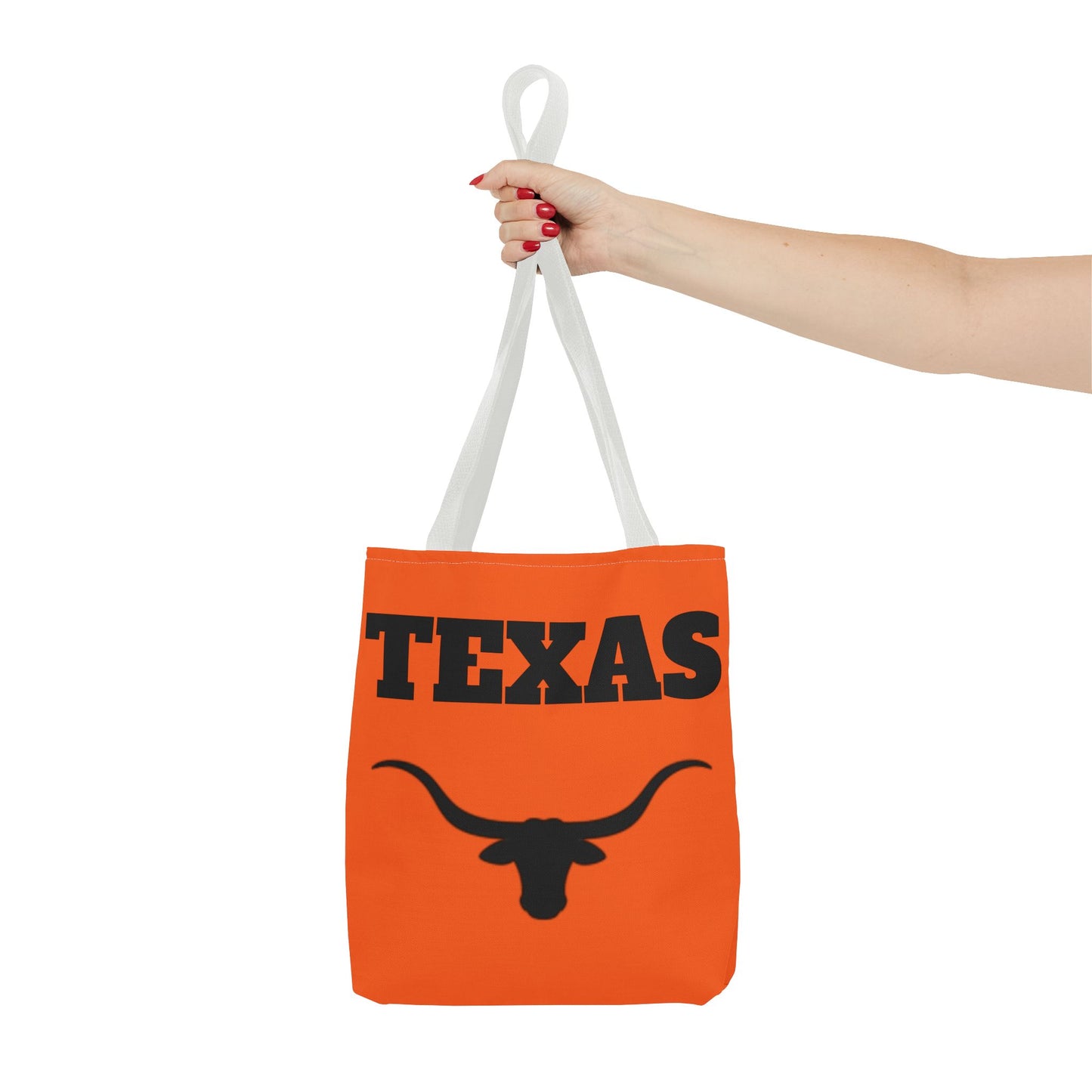 Texas Longhorn Tote Bag - Bold Orange Design for Fans