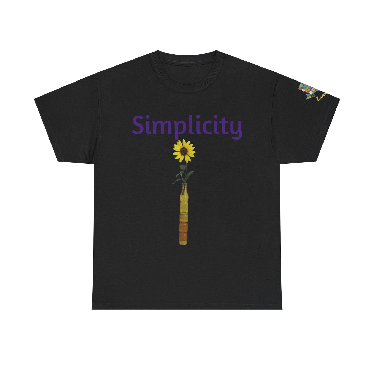 Sunflower Bluebonnets Texas, Customizable T-Shirt for Gardening Lovers, Casual Wear, Gift for Nature Enthusiasts, Spring Fashion