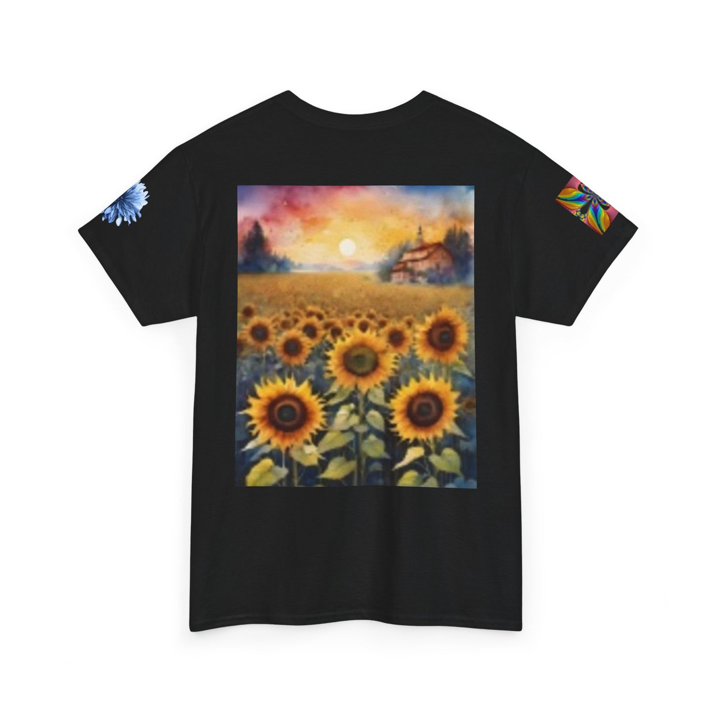 Iowa City Sunflower T-shirt - Vibrant Art for Nature Lovers
