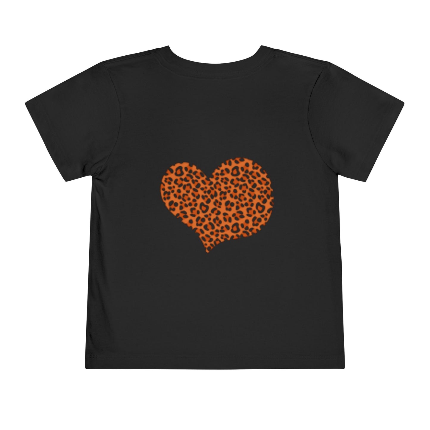 Wildlife Adventure Toddler Short Sleeve Tee - Fun Black Animal Print Shirt