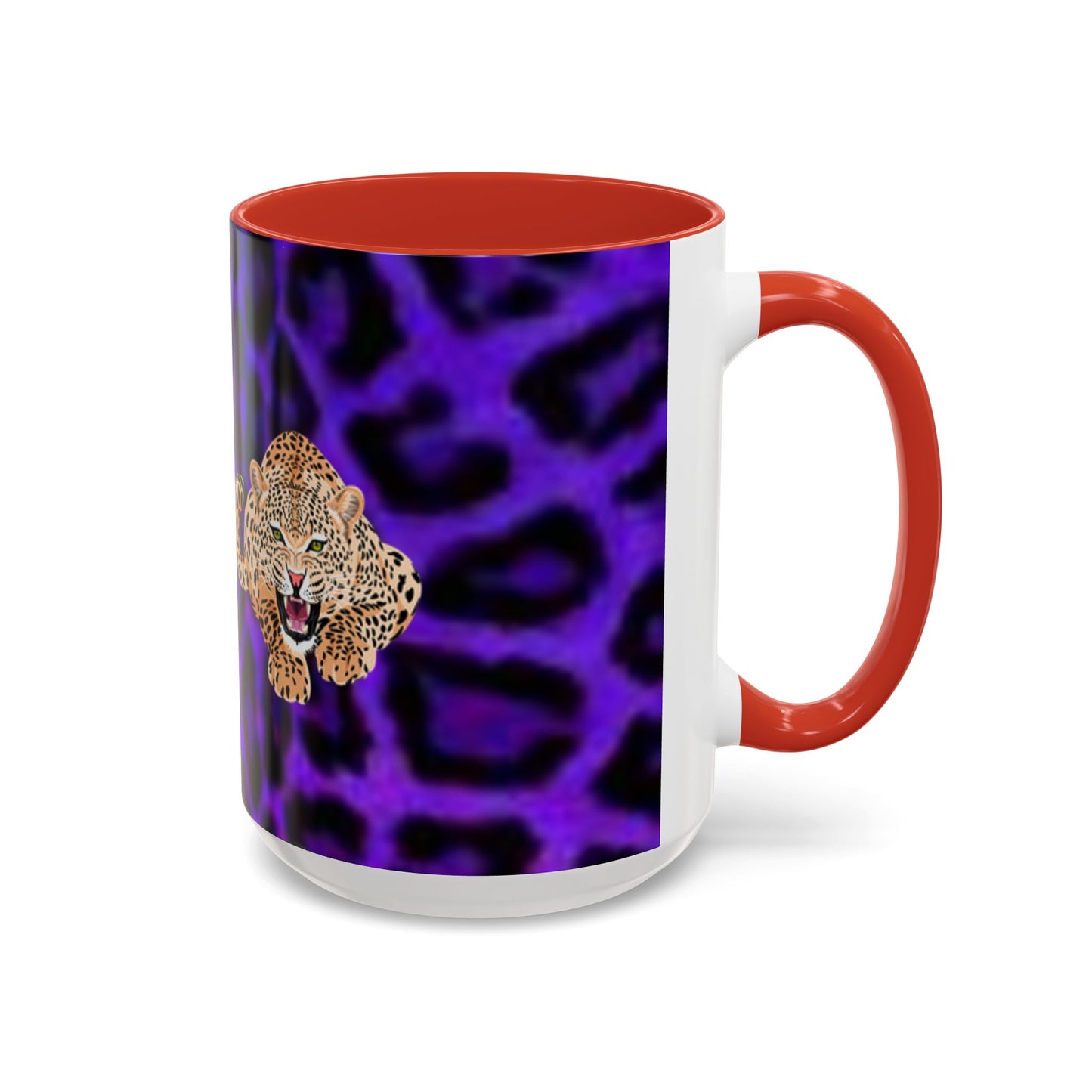 Fierce Leopard Accent Coffee Mug - 11oz & 15oz