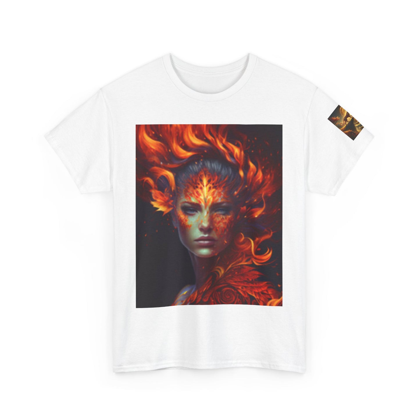 T-shirt unisexe en coton épais – T-shirt fantaisie ardente pour les âmes créatives 