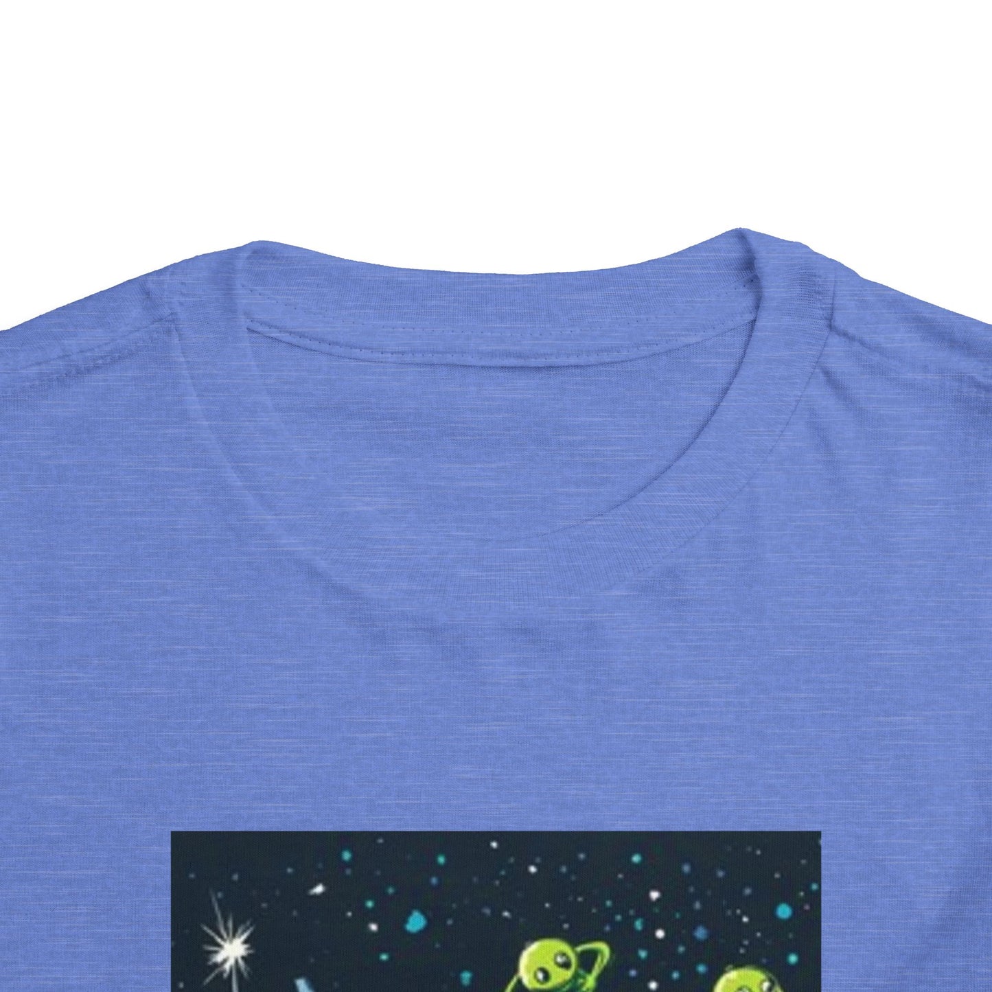 Camiseta infantil de manga corta con diseño de nave espacial alienígena 
