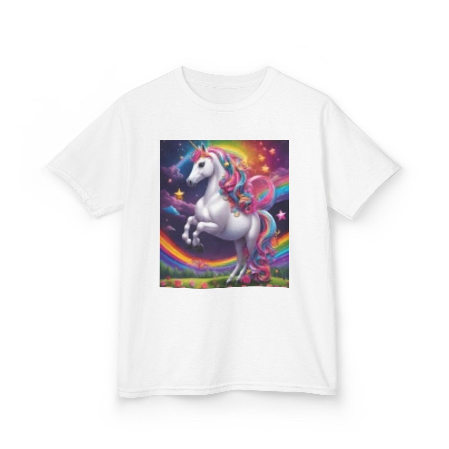 Dreamy Unicorn Kids T-shirt | Fantastical Rainbow Shirt, Magical Gift for Kids, Girls' T-Shirt, Fun Playwear, Birthday Gift