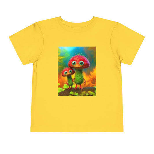 Colorful Toddler Tee, Whimsical Kids T-Shirt, Fun Graphic Short Sleeve, Playful Childrens Wear, Gift for Little Ones, Art Inspired Apparel