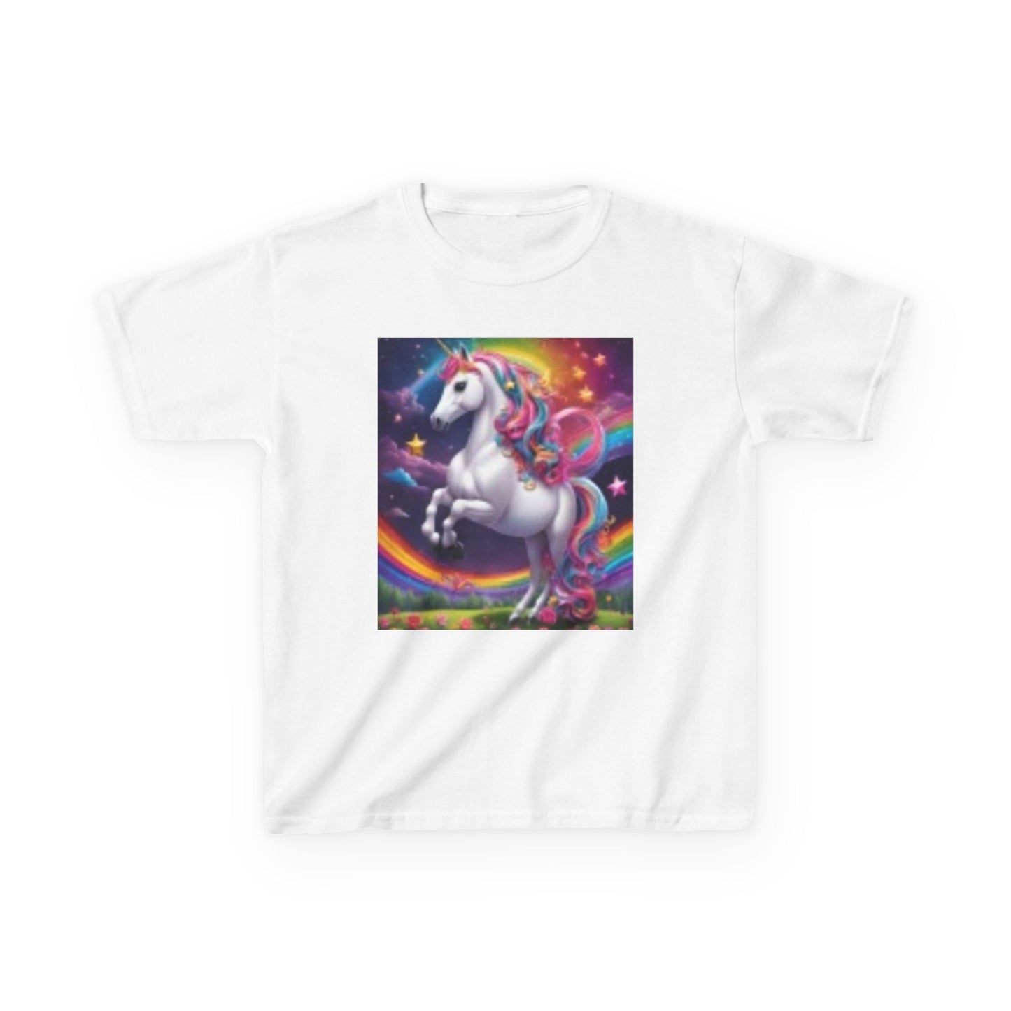 Dreamy Unicorn Kids T-shirt | Fantastical Rainbow Shirt, Magical Gift for Kids, Girls' T-Shirt, Fun Playwear, Birthday Gift
