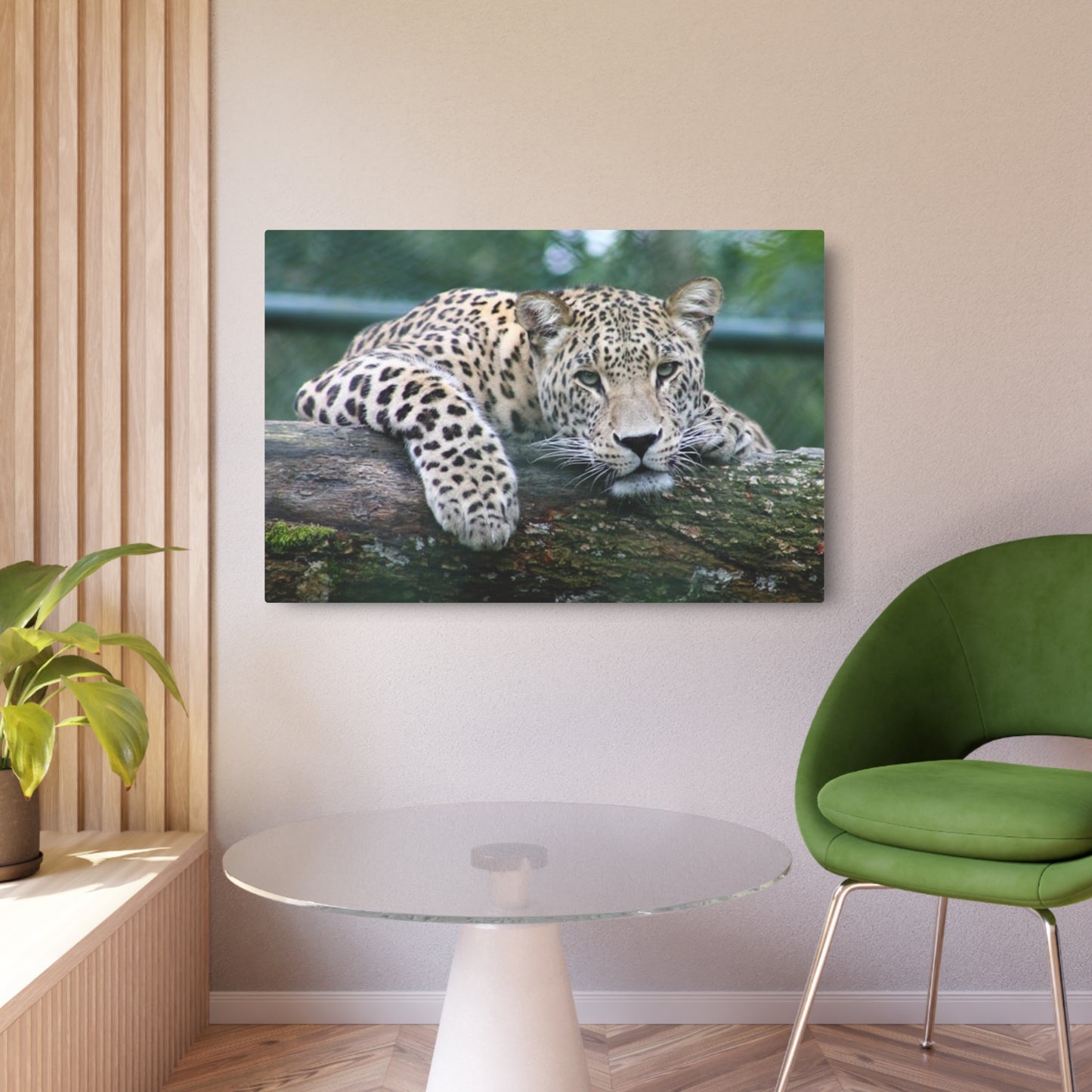 Metal Art Sign Cheetah