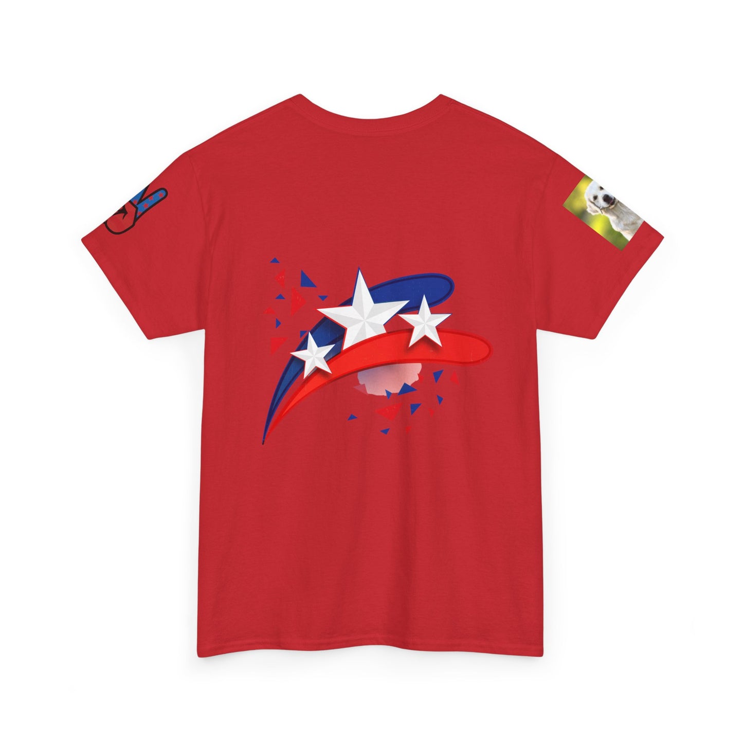 Statue of Liberty Cotton T-shirt | Unisex Independence Day Shirt, Patriotic Apparel, USA Graphic Tee, 4th of July T-Shirt, American Pride Top