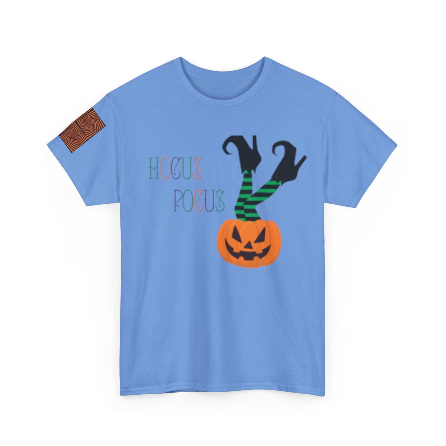 Orange Pumpkin Legs coming out Unisex Heavy Cotton T-shirt