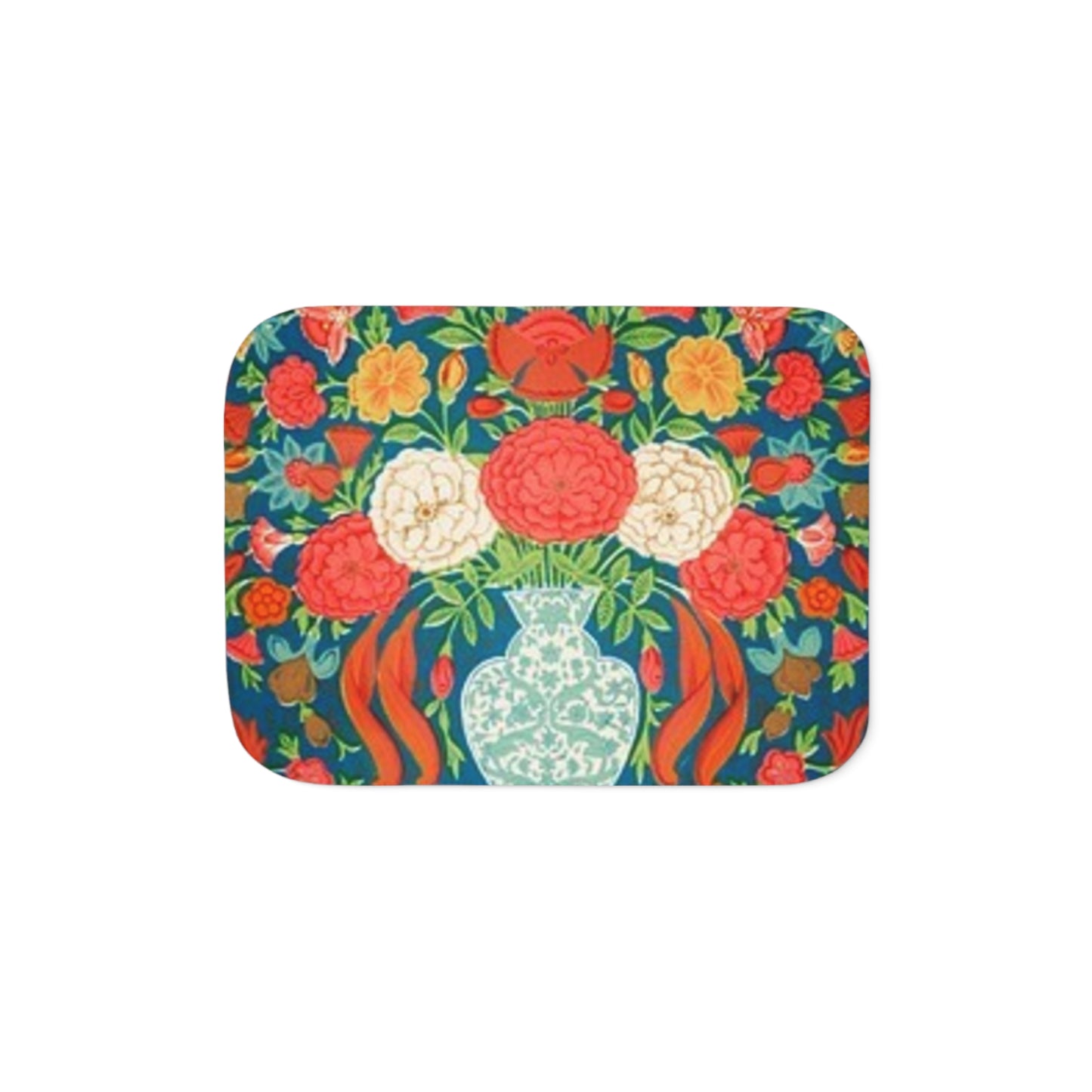 Couverture Sherpa, deux couleurs vibrantes Boutique of Flowers