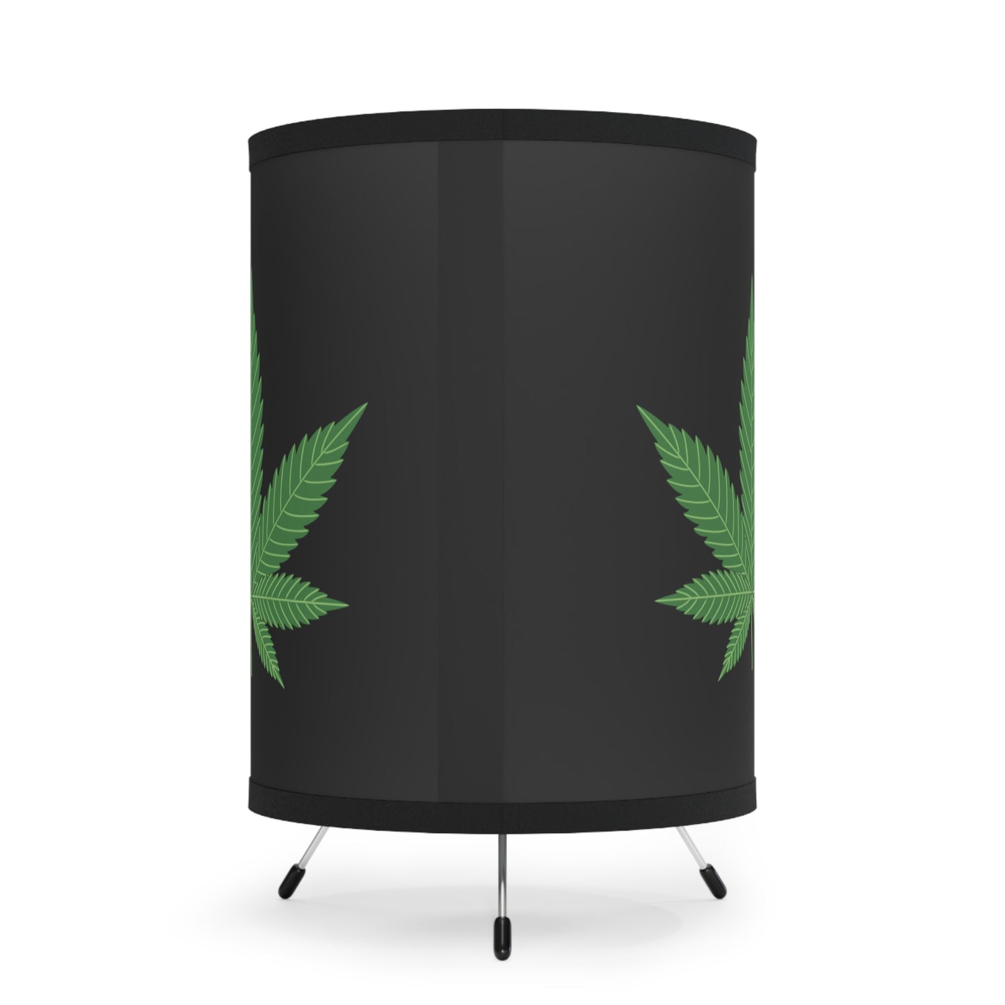 Tripod Lamp Marijuana Leaf