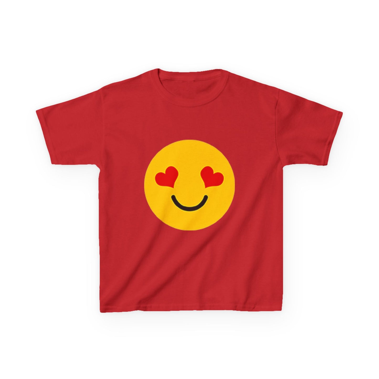 Cute Kids Love Emoji T-shirt, Children's Happy Face Shirt, Perfect for Birthdays, Playdates, Casual Outings, Gift Ideas
