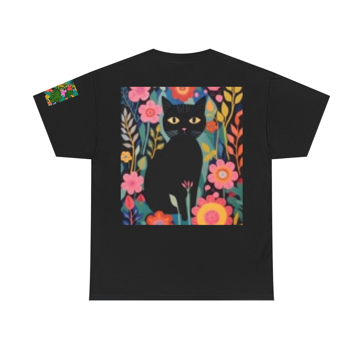 Hand Heart Cat Flowers T-shirt Fabulous Gift!