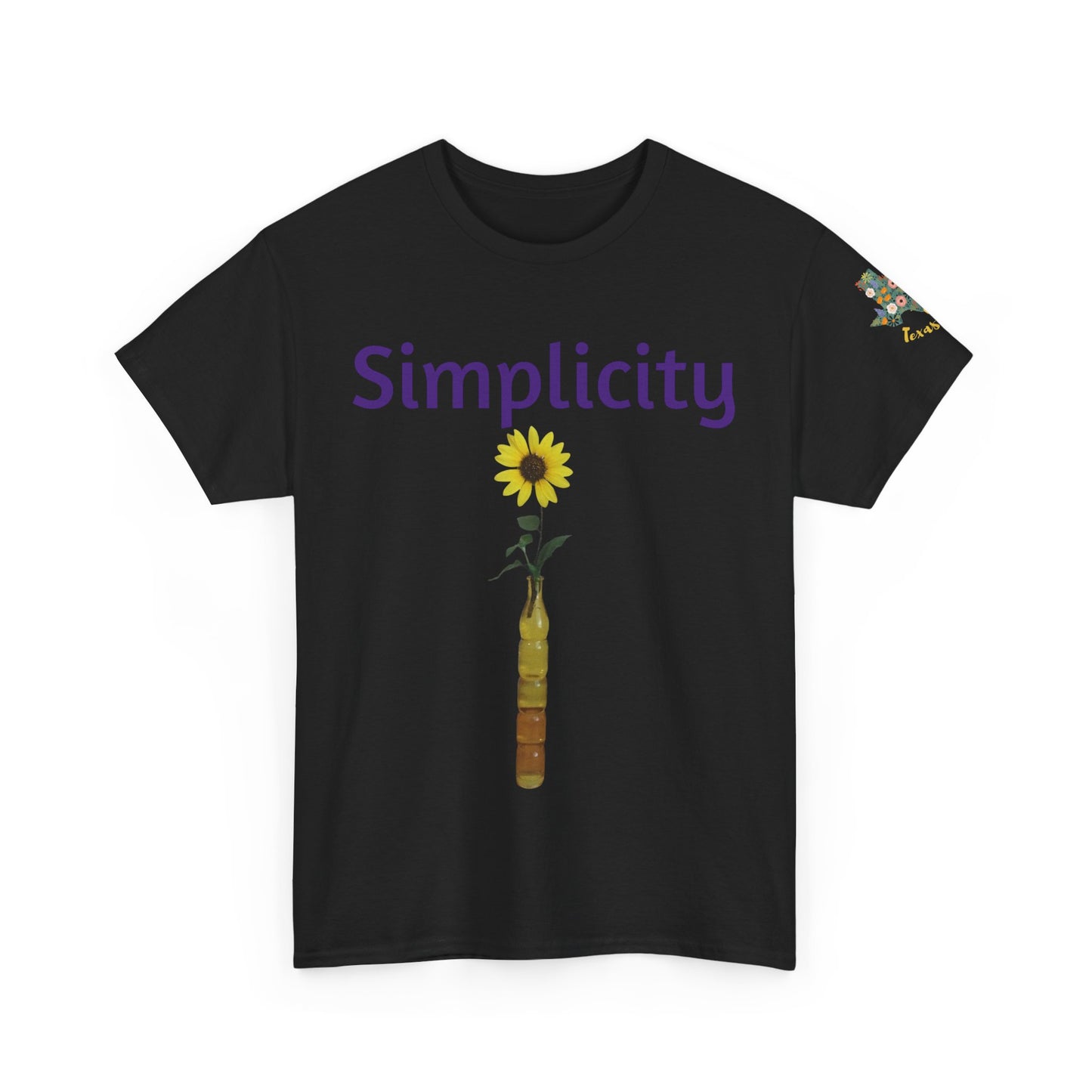 Sunflower Bluebonnets Texas, Customizable T-Shirt for Gardening Lovers, Casual Wear, Gift for Nature Enthusiasts, Spring Fashion