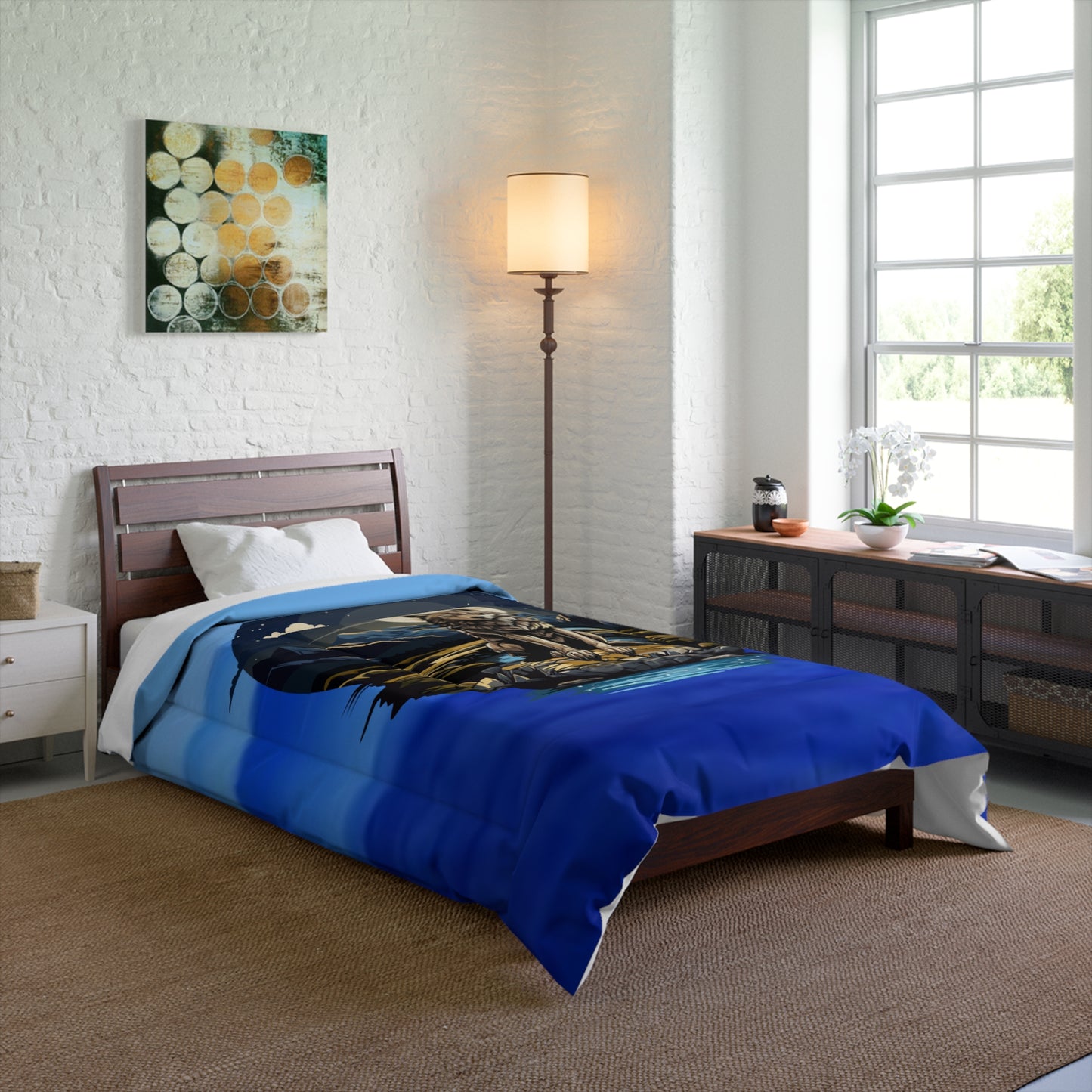 Majestic Wolf Comforter – Cozy Wilderness Bedding for Nature Lovers