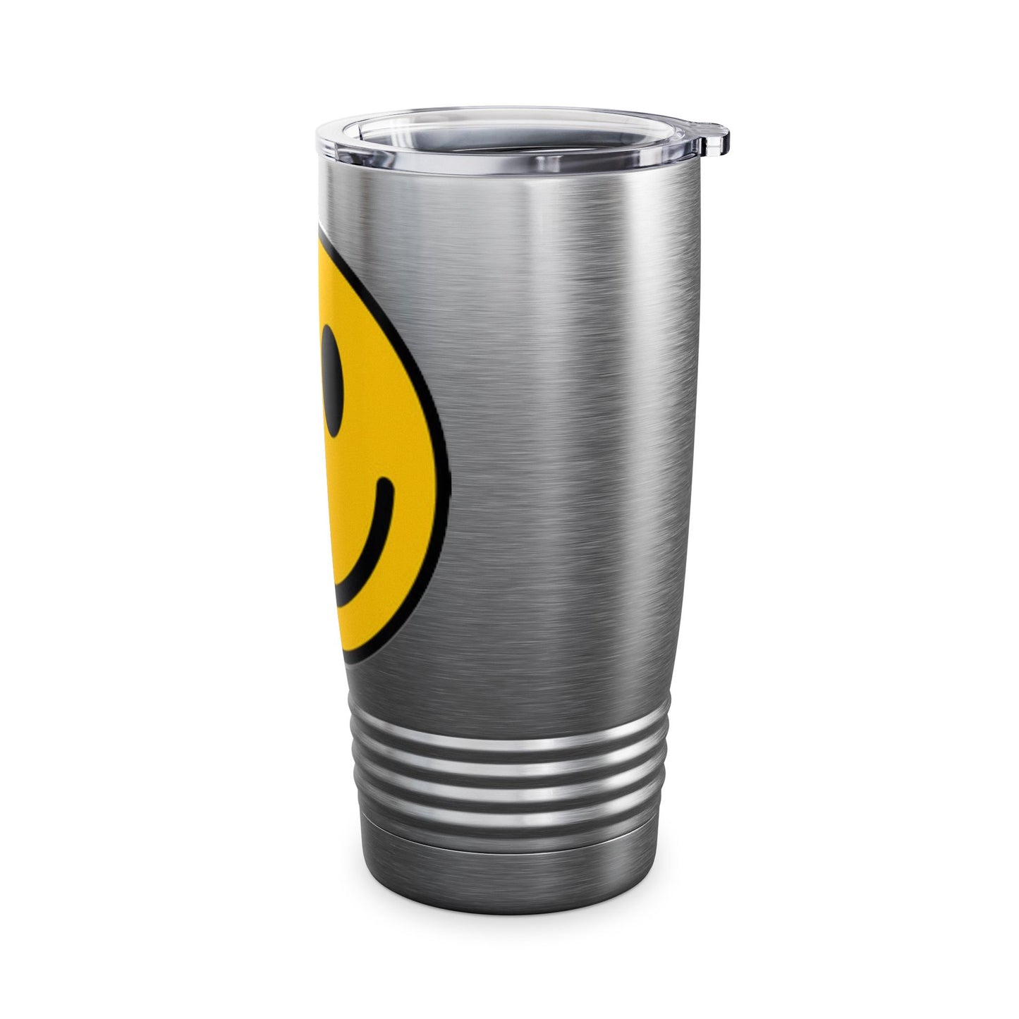 Smiley Face Yellow Ringneck Tumbler, 20oz - Happy Travel Mug, Inspirational Drinkware, Cheerful Gift for Friends, Summer Fun, Party Favors, [...]