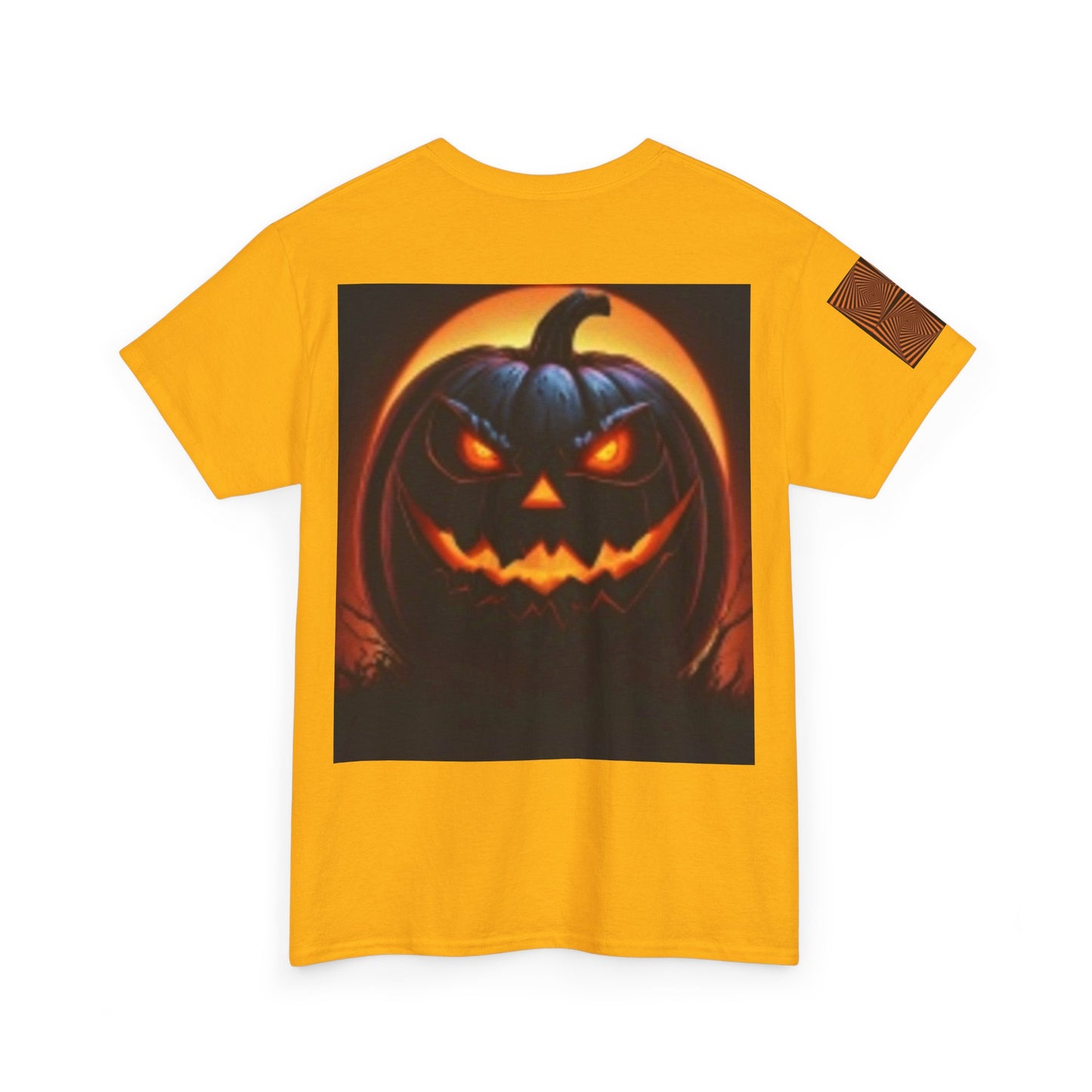 Orange Pumpkin Legs coming out Unisex Heavy Cotton T-shirt