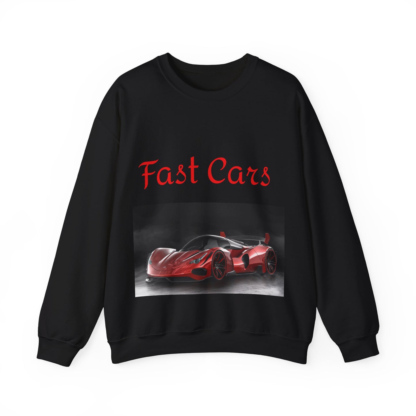 Sweatshirt Red Sports Car Fast Cars