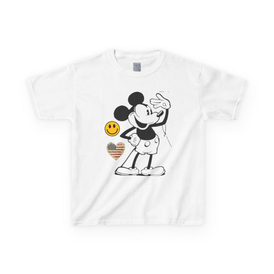 Vintage Mickey Mouse Toddler  & Youth T-shirt, Cute Kids Shirt, Disney Fan Gift, Toddler Spring Wear, Birthday Party Outfit, Childrens Cotton Tee