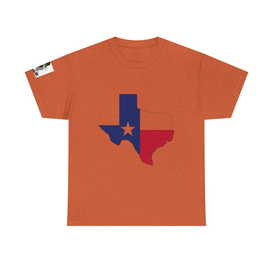 Texas Pride Unisex Heavy Cotton Tee - Rustic Sunset Design