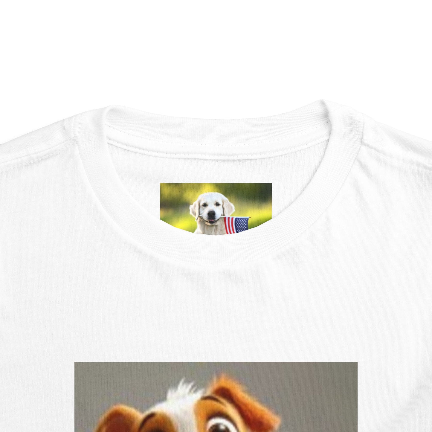 Cute Toddler Dog Jumping T-shirt & Heart, Adorable Kids T-Shirt, Pet Lover Gift, Animal Print Top, Birthday Outfit, Playwear for Toddlers