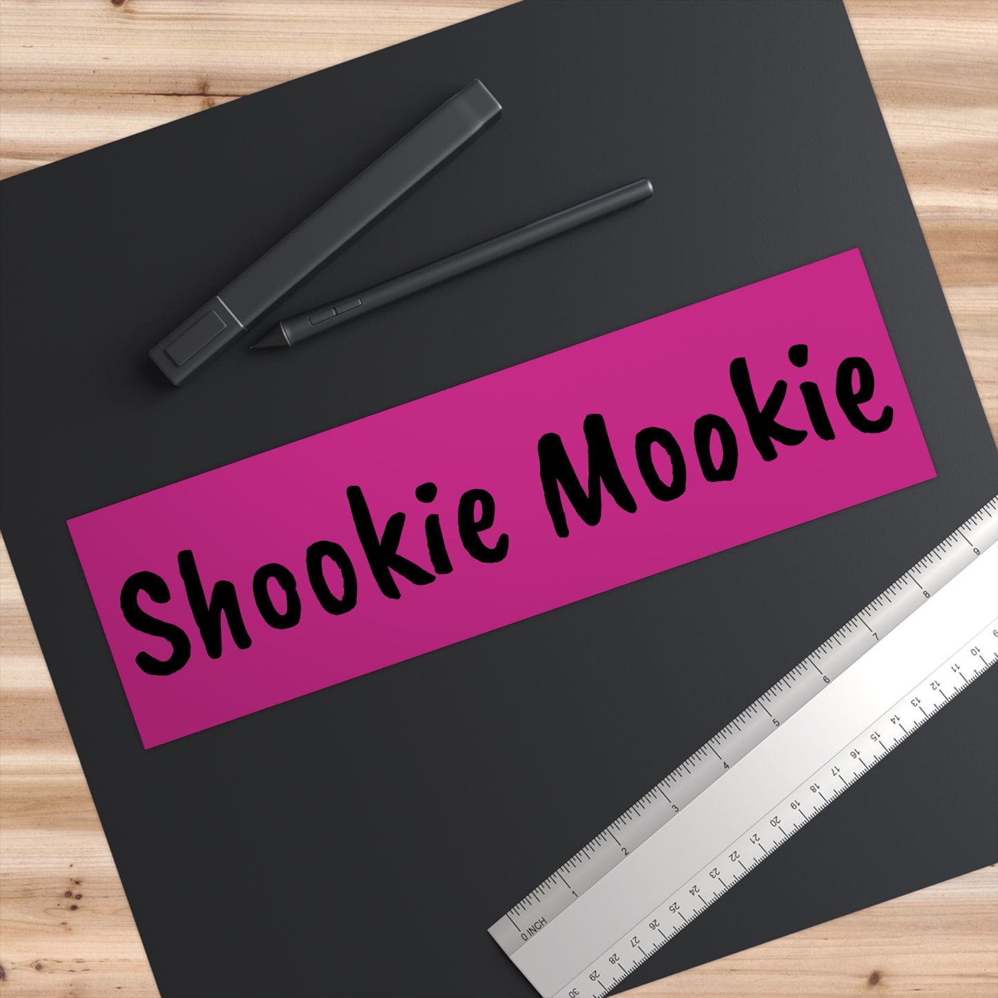 Autocollant pour pare-chocs Shookie Mookie