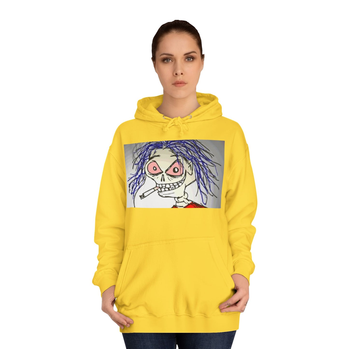 Unisex College Hoodie with Marijuana Leaf, Perfect for Casual Wear, College Dorms, Gifts, Festivals, Streetwear Essentials