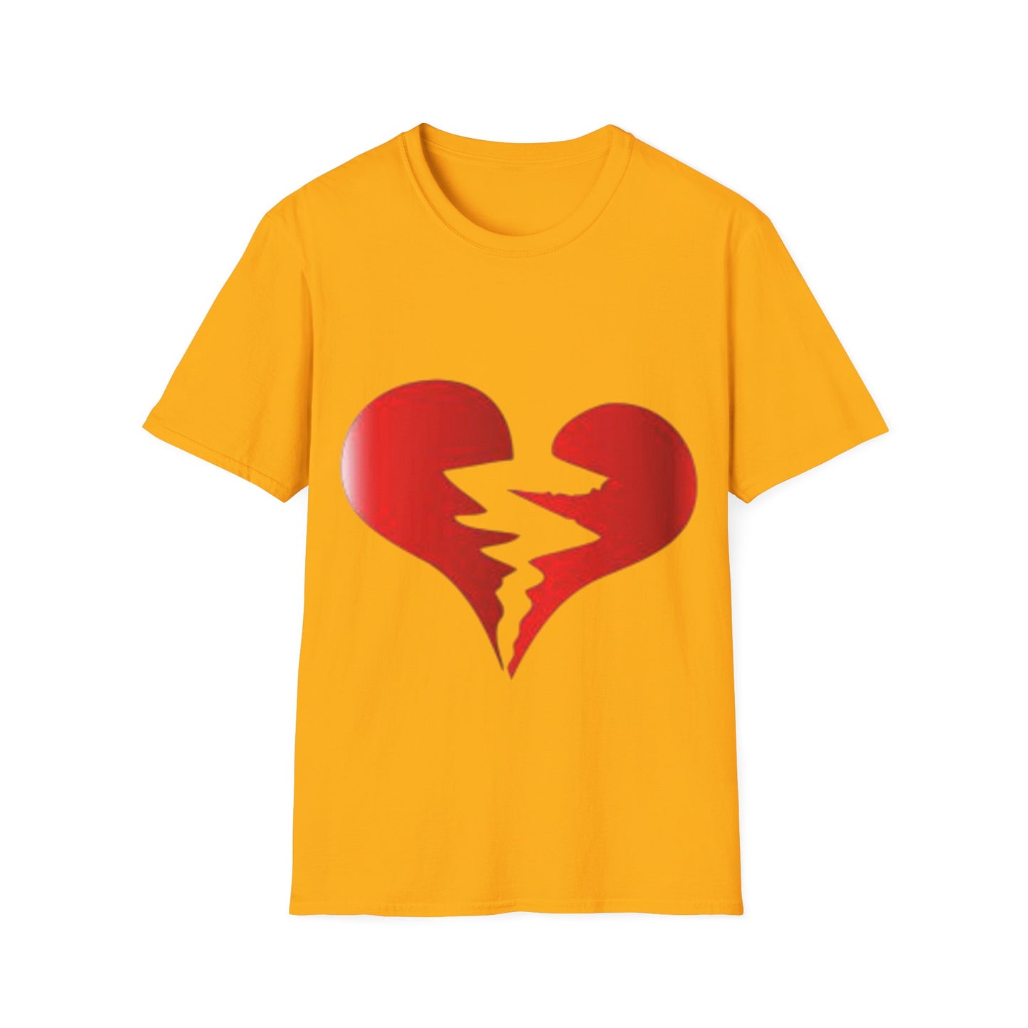 Broken Red Heart Unisex T-Shirt