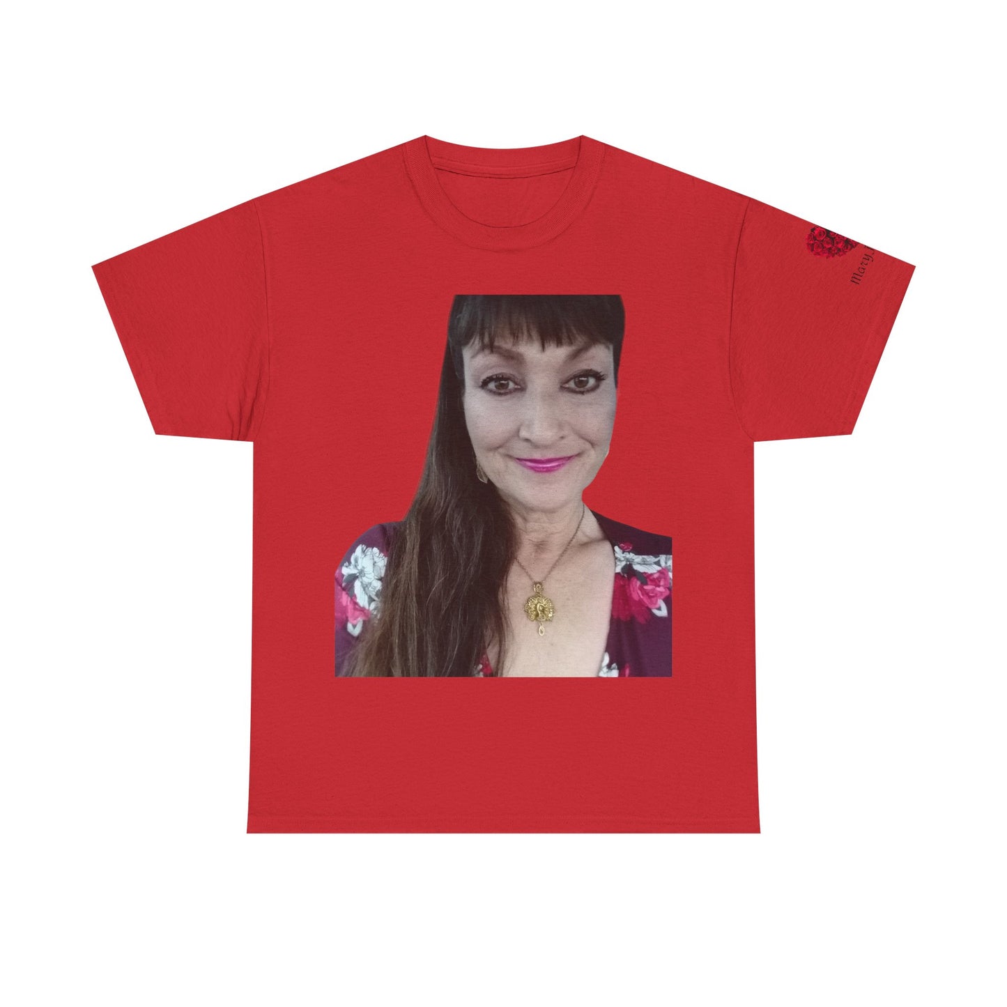 Mary Jordan Heavy Cotton T-shirt, Personalized T-Shirt, Gift for Her, Unique Apparel, Selfie Tees, Casual Wear