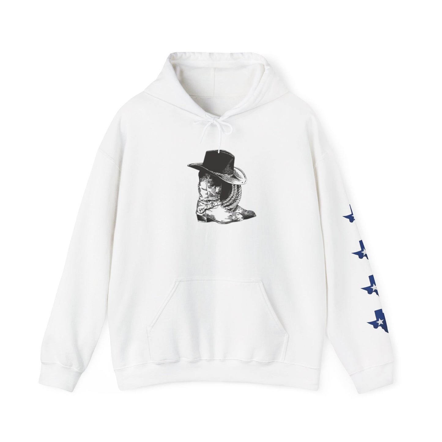 Sweat à capuche graphique Texas Cowboy pour hommes et femmes 