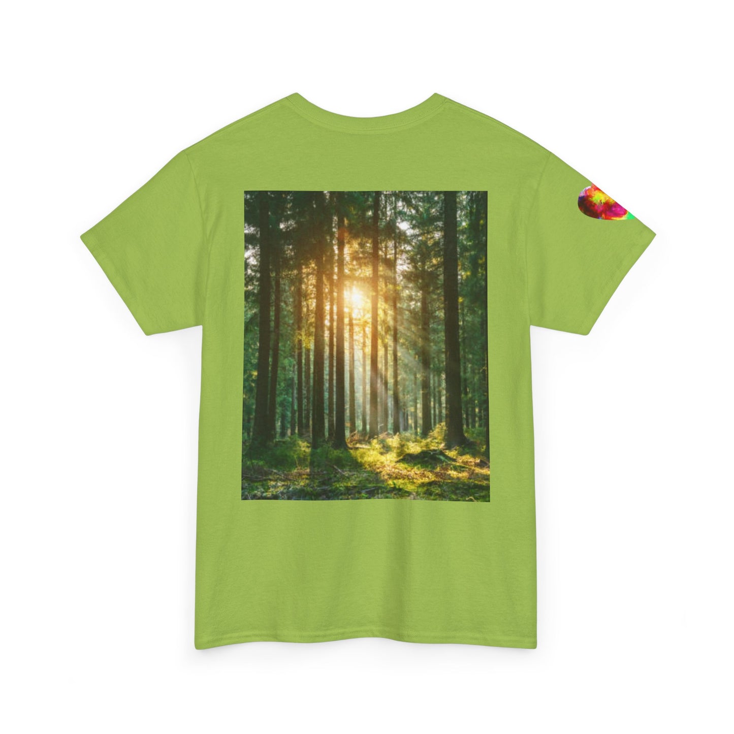 Alligator & Wilderness & Heart T-shirt Hunters Hikers Traveling Camping