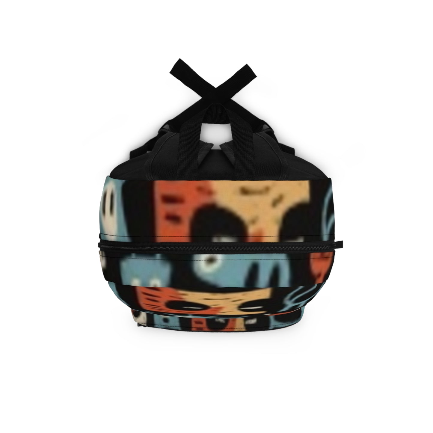 Mochila con estampado de gatos y perros de colores: diseño divertido de animales para niños y adultos