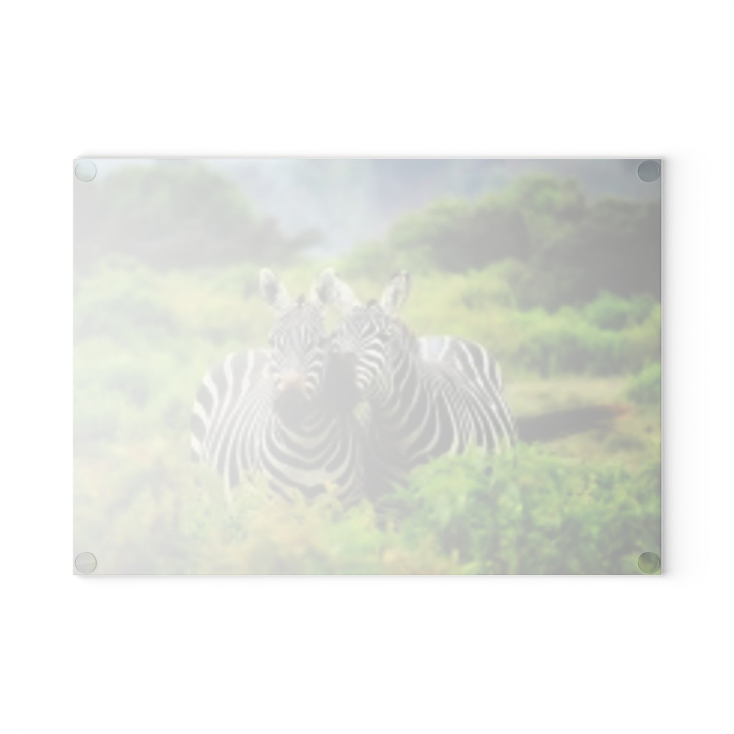 Zebra Glass Cutting Board, Kitchen Decor, Gift for Animal Lovers, Unique Cooking Accessory, Nature-Themed Home Essential