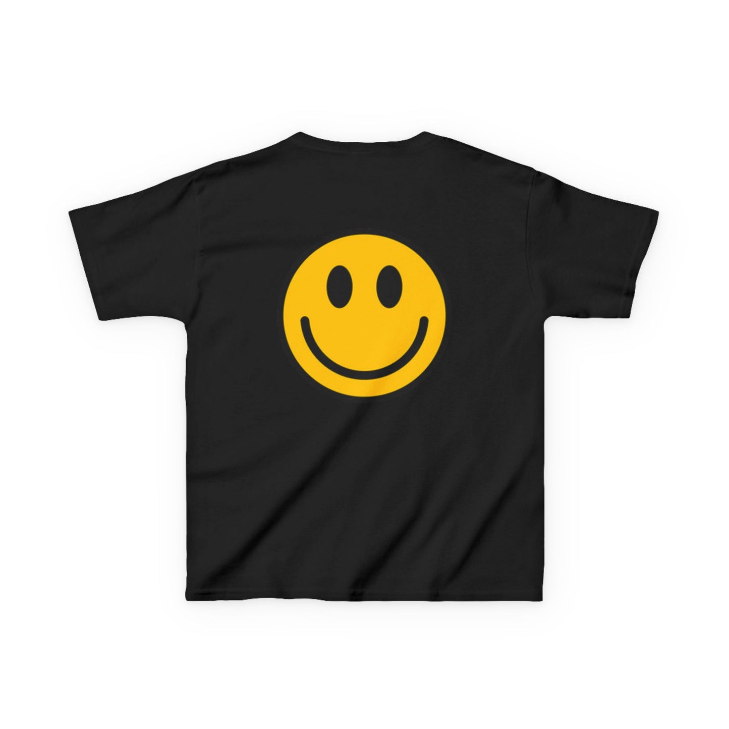 Colorful Fun Kids & Happy Face Tee - Playful Cotton T-Shirt for Summer Adventures, Birthday Gifts, Family Gatherings, Everyday Wear, Back-to-School