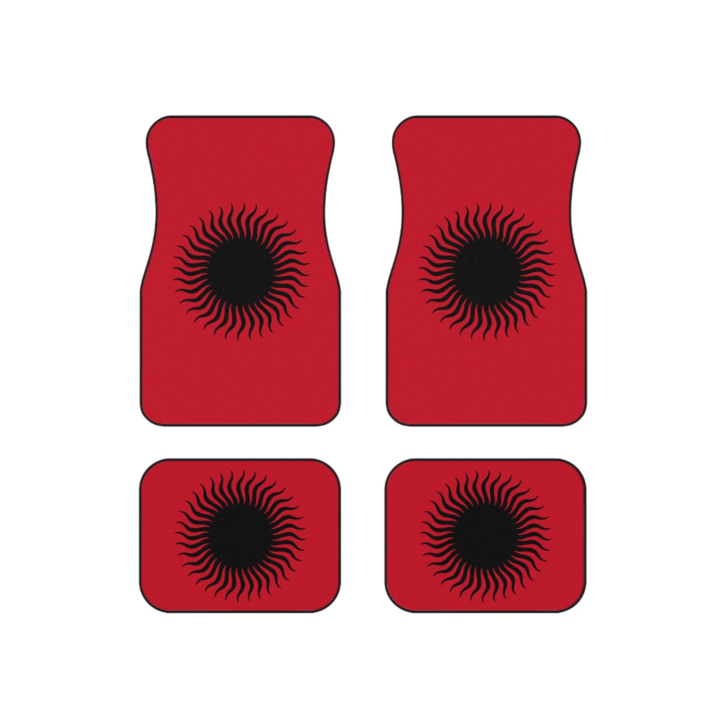 Tapis de voiture (lot de 4) Noir Soleil