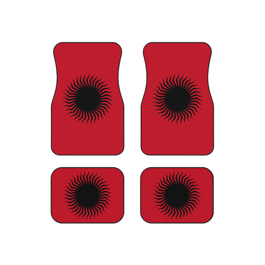 Tapis de voiture (lot de 4) Noir Soleil