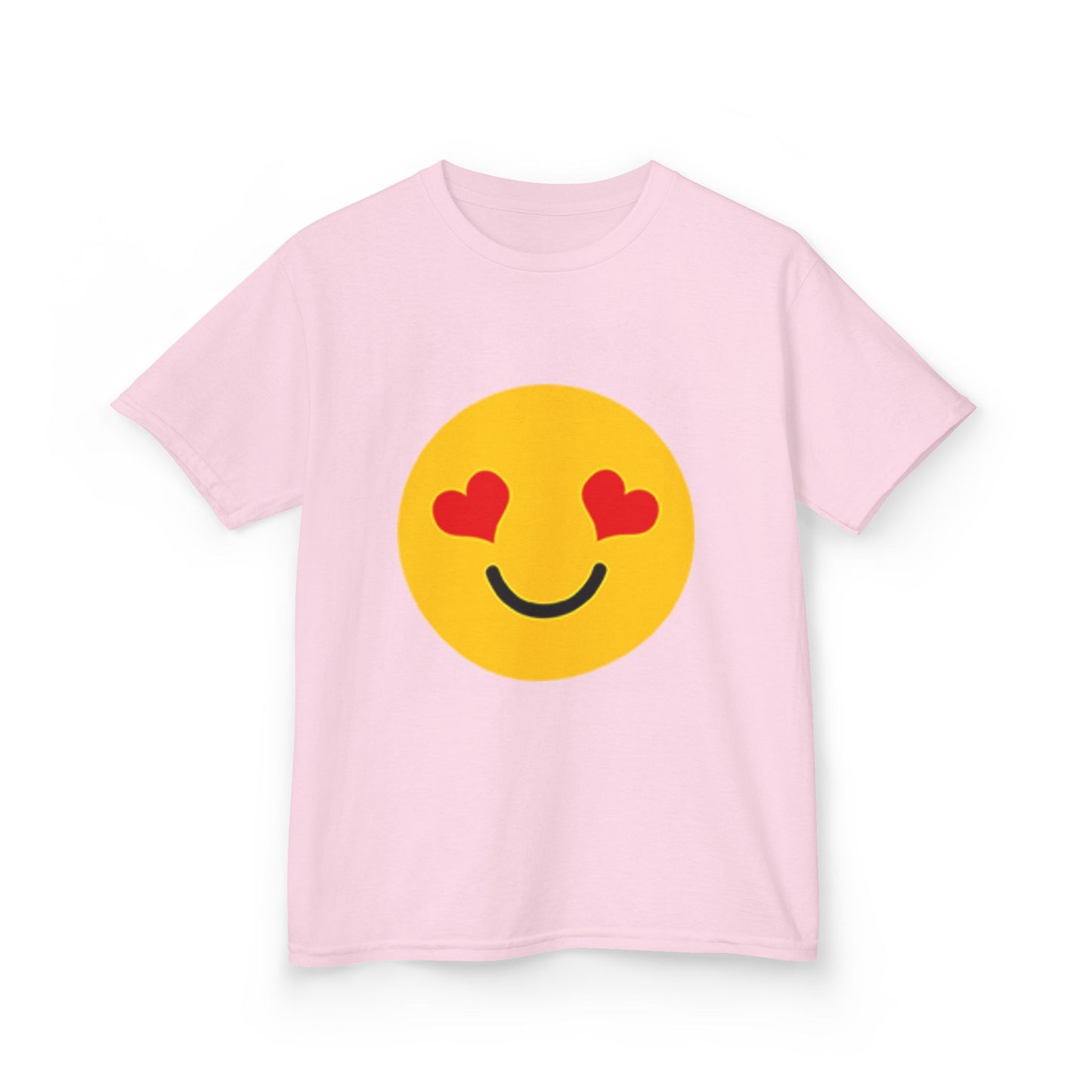 Cute Kids Love Emoji T-shirt, Children's Happy Face Shirt, Perfect for Birthdays, Playdates, Casual Outings, Gift Ideas