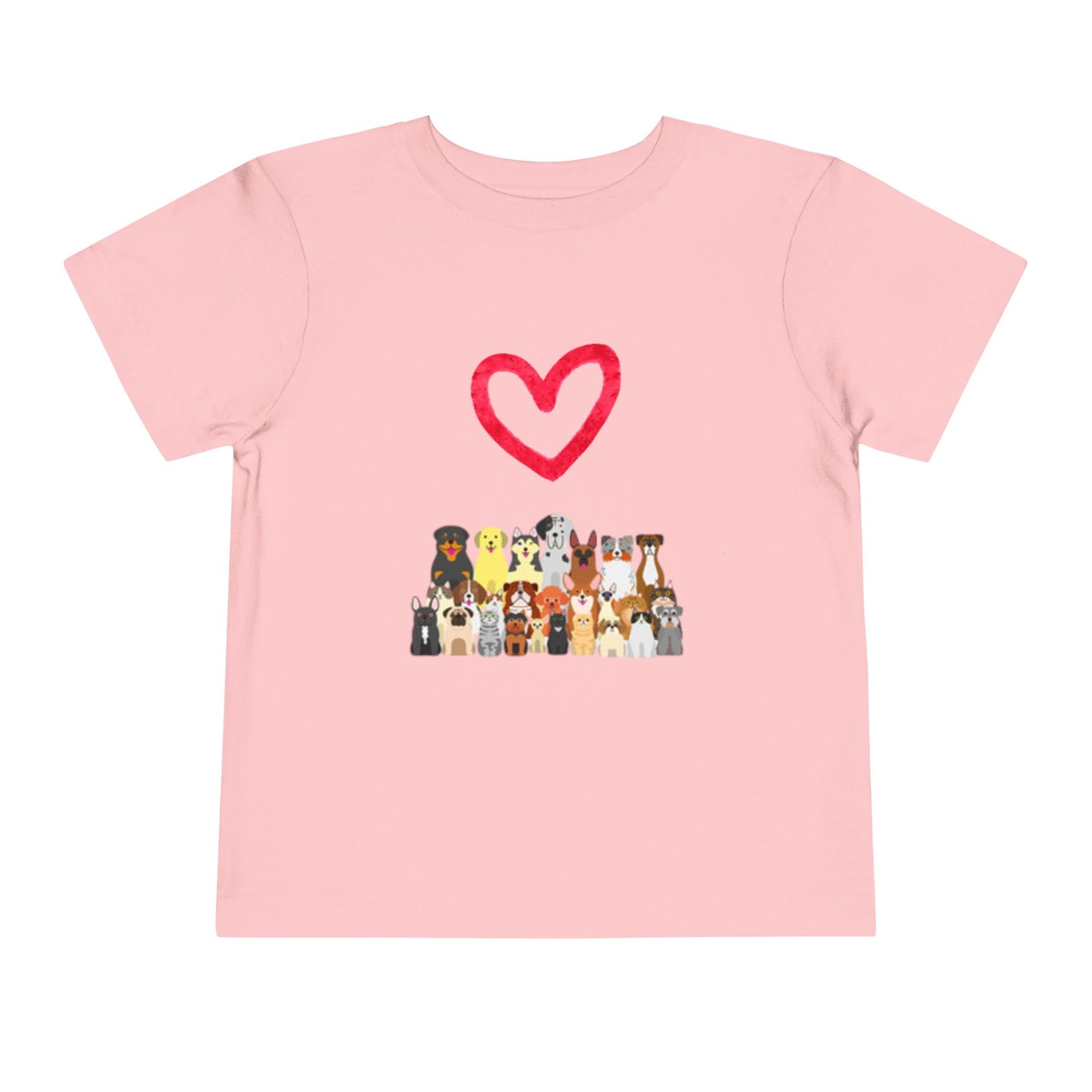 Adorable Animal Love Toddler Tee, Animal Lovers Gift, Cute Kids Shirt, Birthday Outfit, Pet Appreciation Day