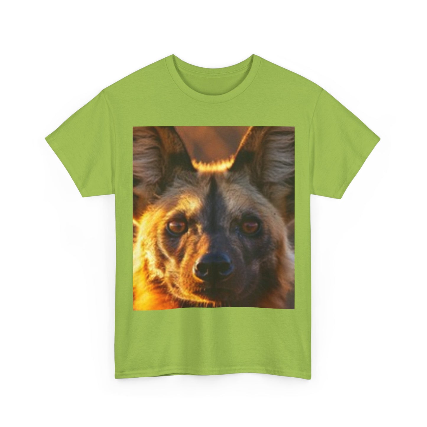 Dog's Face Unisex Heavy Cotton T-shirt I Love Dogs!