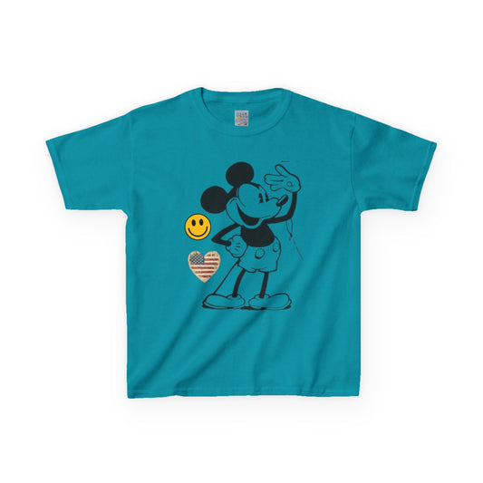 Vintage Mickey Mouse Toddler  & Youth T-shirt, Cute Kids Shirt, Disney Fan Gift, Toddler Spring Wear, Birthday Party Outfit, Childrens Cotton Tee