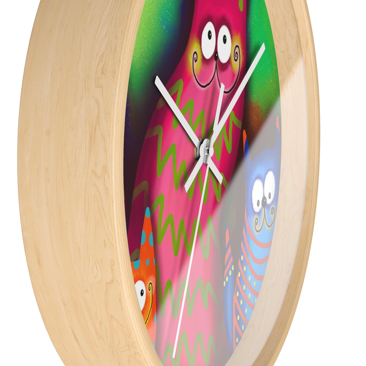 Wall clock Cat Lovers