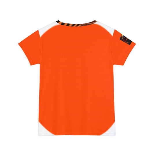 Gothic Girl & Pumpkin Halloween  Women's Short Sleeve Shirt Pajama Party Hanging Out!