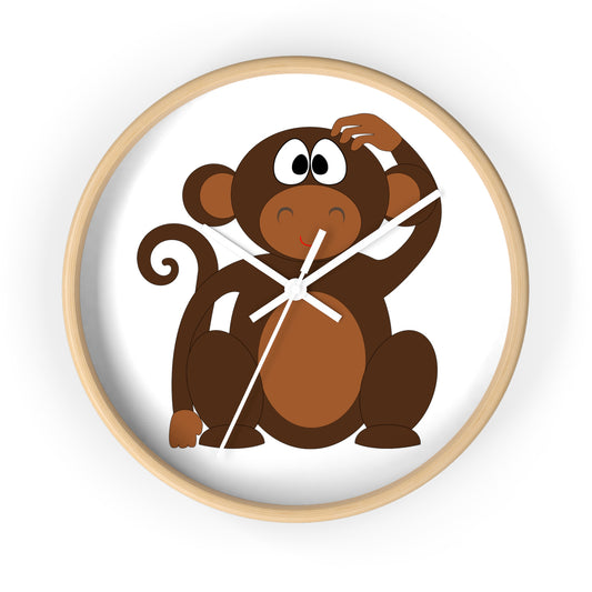 Wall Clock Monkey Great for Children's Room