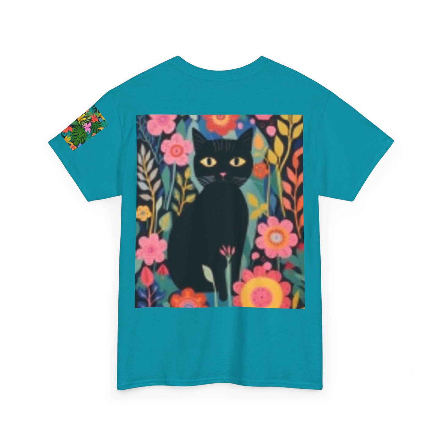 Hand Heart Cat Flowers T-shirt Fabulous Gift!