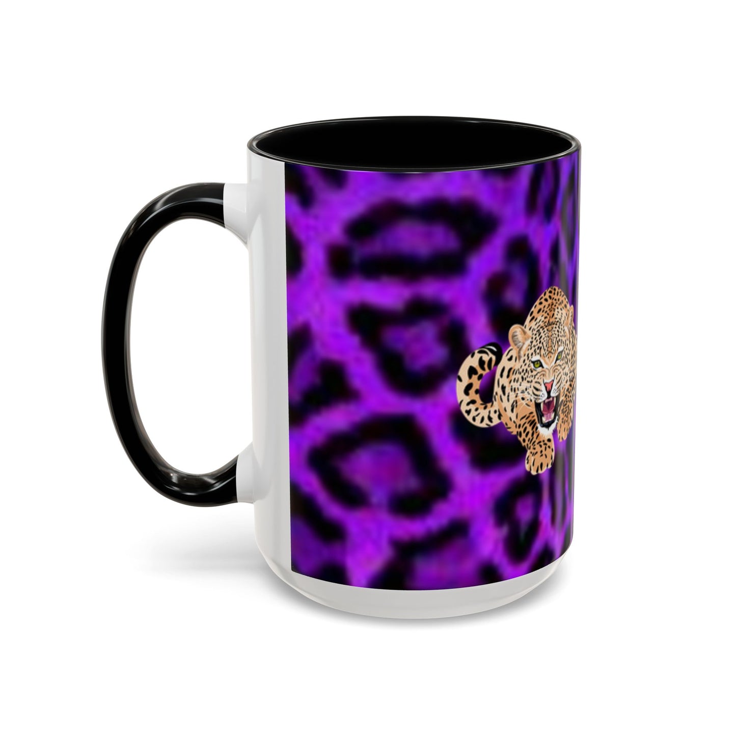 Fierce Leopard Accent Coffee Mug - 11oz & 15oz