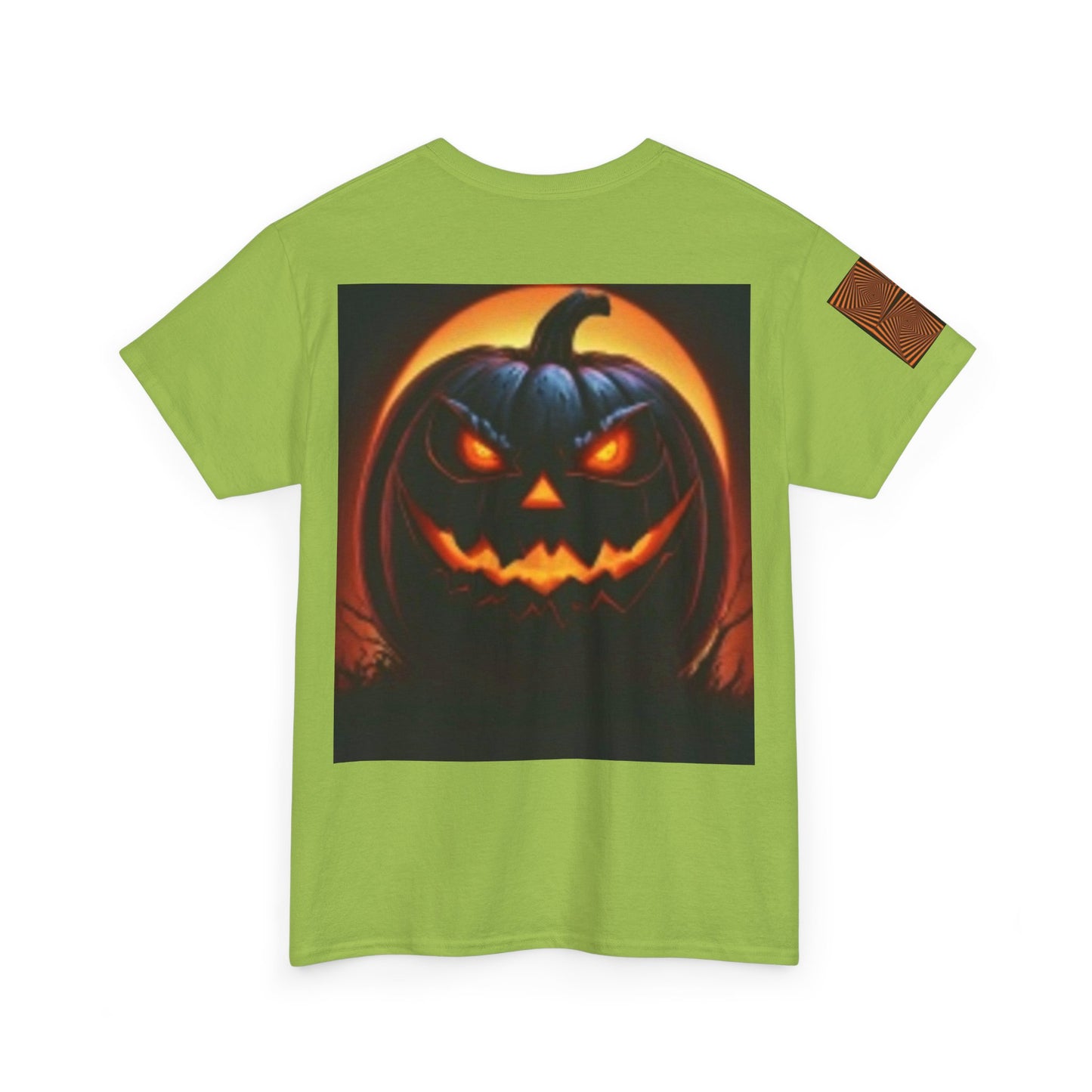 Orange Pumpkin Legs coming out Unisex Heavy Cotton T-shirt